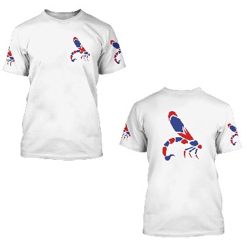 Discover dragonfly tail scorpion 1 3D T Shirts