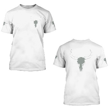 Discover Buffalo Skull 3D T Shirts