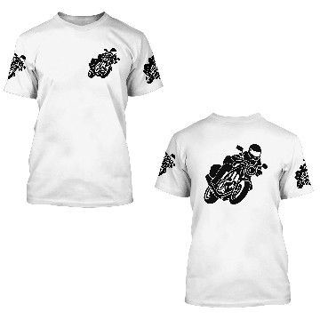 Discover Motorcycle 3D T Shirts