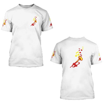 Discover trumpet music nout ptrumpet trompeta 3D T Shirts