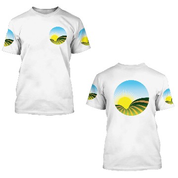 Discover Sunrise Icon 3D T Shirts