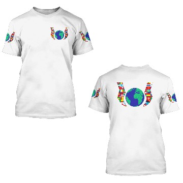 Discover Peaceful Hands With Stroke 3D T Shirts