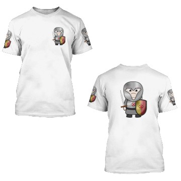 Discover Chibi Knight 3D T Shirts