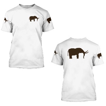 Discover Mastodon Silhouette 3D T Shirts