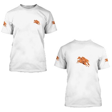 Discover Headless Horseman Pumpkin Head Drawing 3D T Shirts