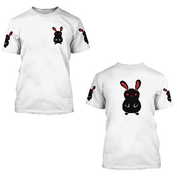 Discover ❤ټCute Chubby Bunny-Rabbit-Happy Easterټ❤ 3D T Shirts