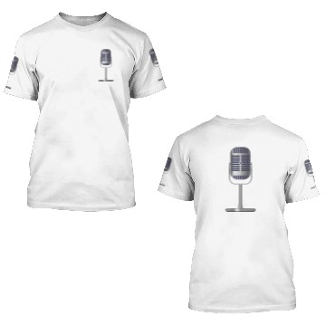 Discover Microphone 3D T Shirts