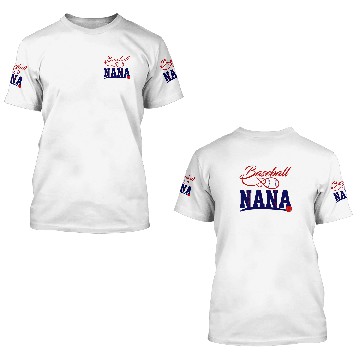 Discover Baseball Nana 3D T Shirts