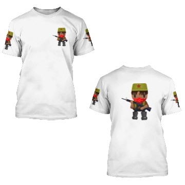 Discover Chibi Zapatista 3D T Shirts