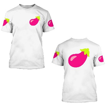 Discover Eggplant 3D T Shirts