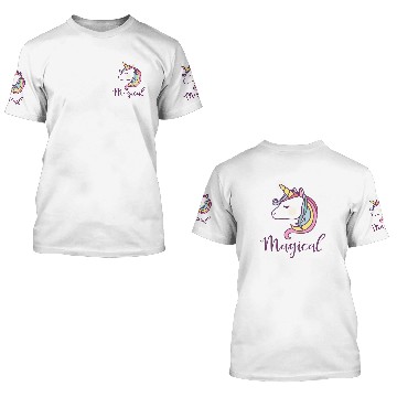 Discover Rainbow Unicorn, Horses, Cute, Unicorns 3D T Shirts