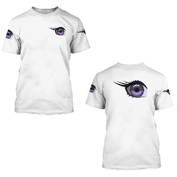 Discover Purple Eye 3D T Shirts