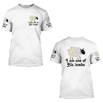 Discover Christian Religious Lamb Kids 3D T Shirts