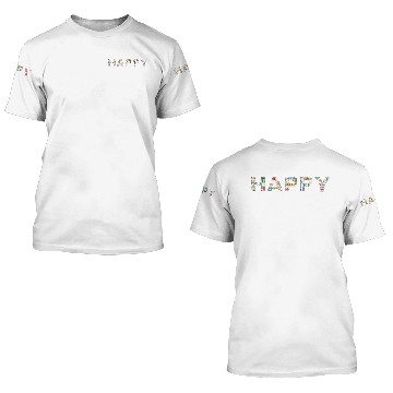 Discover Happy Sad 3D T Shirts