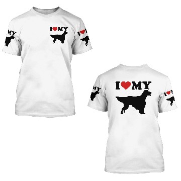 Discover English Setter 3D T Shirts