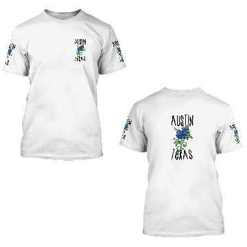 Discover Austin Texas 3D T Shirts