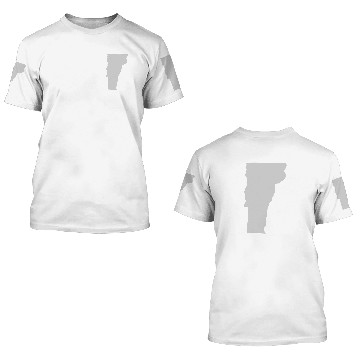 Discover State of Vermont solid 3D T Shirts
