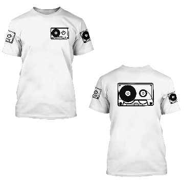 Discover Retro Cassette Tape 3D T Shirts