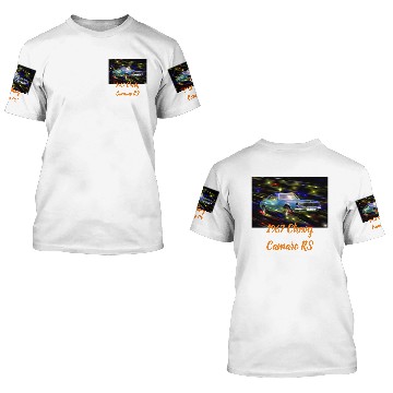 Discover 1967 Chevy Camaro RS Men's Basic Dark 3D T Shirts