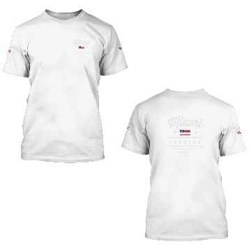 Discover Miami Florida USA 3D T Shirts
