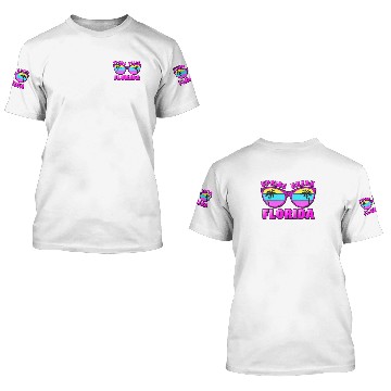 Discover Spring Break Florida Family Matching Girl Cool Ret 3D T Shirts