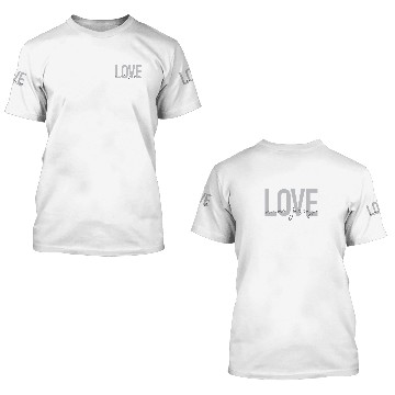 Discover Modern, simple, cool, urban design Love New Jersey 3D T Shirts