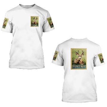 Discover Grand Canyon National Park Deer Vintage 3D T Shirts