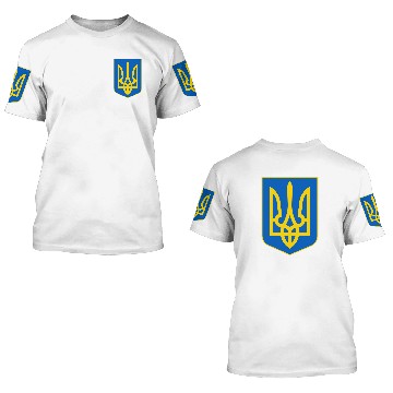 Discover Ukraine Trident Sweat 3D T Shirts