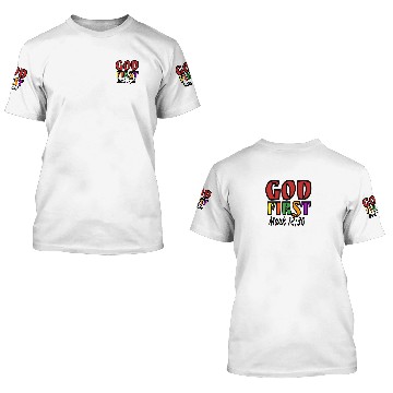 Discover God First Women's V-Neck 3D T Shirts