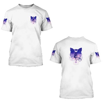 Discover Cat-Moon Sailor 3D T Shirts