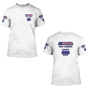 Discover USA Casual Short Sleeve American  Tops 3D T Shirts