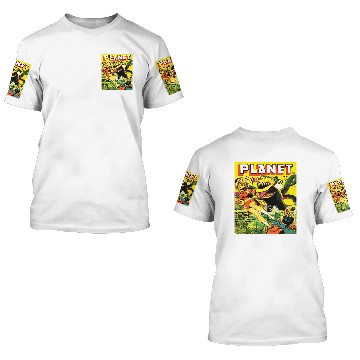 Discover 1940's PLANET COMICS SCI FI 3D T Shirts