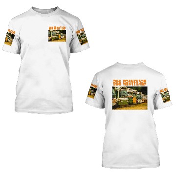 Discover Bus Graveyard Men's Basic Hooded 3D T Shirts