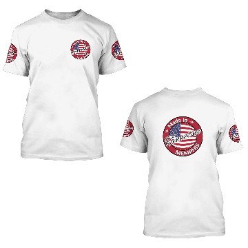 Discover Made in Memphis Tennessee USA Flag 3D T Shirts