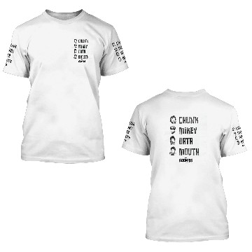 Discover The Goonies | Chunk, Mikey, Data, Mouth 3D T Shirts