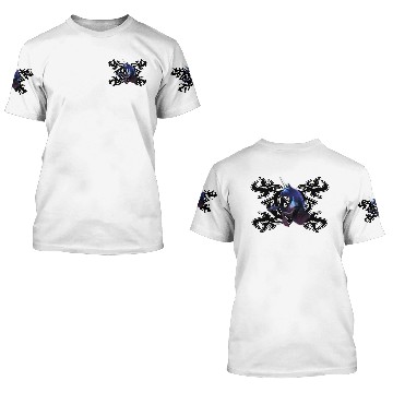 Discover Black unicorn over Tattoo 3D T Shirts