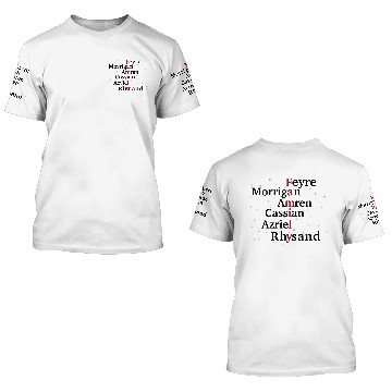 Discover Family ACOTAR 3D T Shirts
