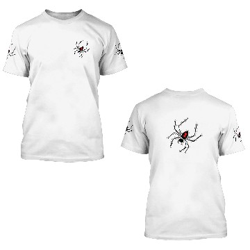 Discover Black Widow Spider  2 3D T Shirts