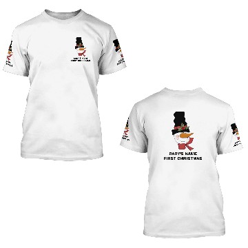 Discover Frosty Snowman First Christmas T 3D T Shirts