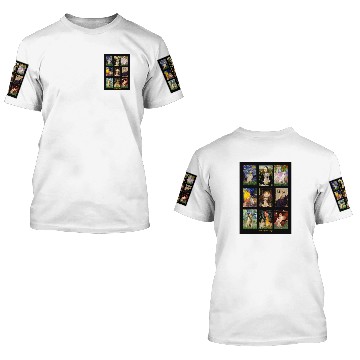 Discover Famous Art Yellow Lab Composite 3D T Shirts