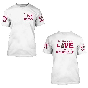 Discover Love Hound Dog Rescue It 3D T Shirts