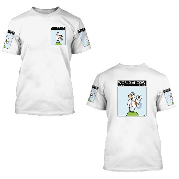 Discover Cow Moosic 3D T Shirts