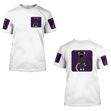 Discover Funny Epic Ninja Sock Monkey Illustration 3D T Shirts