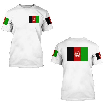 Discover afghanistan polo 3D T Shirts