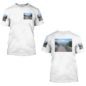 Discover Sand Dunes Block Island 3D T Shirts