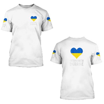 Discover I Stand With Ukraine | Stop Putin Stop War Support 3D T Shirts