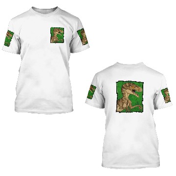 Discover Movie style vintage velociraptor 3D T Shirts