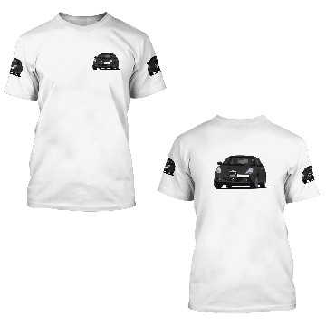 Discover Alfa Romeo Giulietta - black car 3D T Shirts