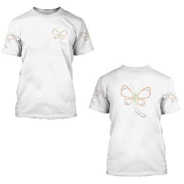 Discover Dotted Butterfly 3D T Shirts