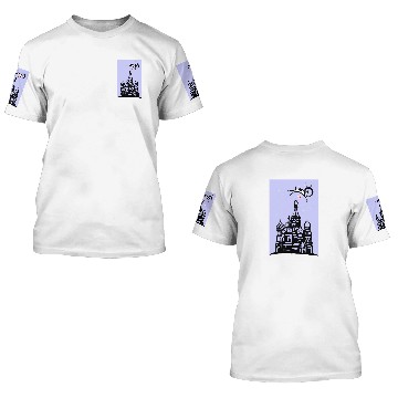 Discover Laika over Red Square 3D T Shirts